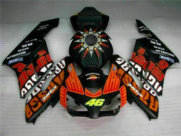 Carénage Moto CBR 1000 RR 04-05 - Noir Orange Carénage Moto CBR 1000 RR 04-05 - Noir Orange