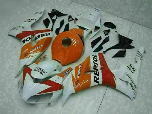 Carénage Moto CBR 1000 RR 04-05 - Orange Blanc Repsol Carénage Moto CBR 1000 RR 04-05 - Orange Blanc Repsol