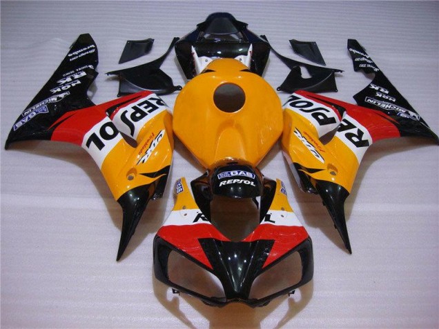 Carénages Moto CBR 1000 RR 04-05 - Orange Noir Repsol Carénages Moto CBR 1000 RR 04-05 - Orange Noir Repsol