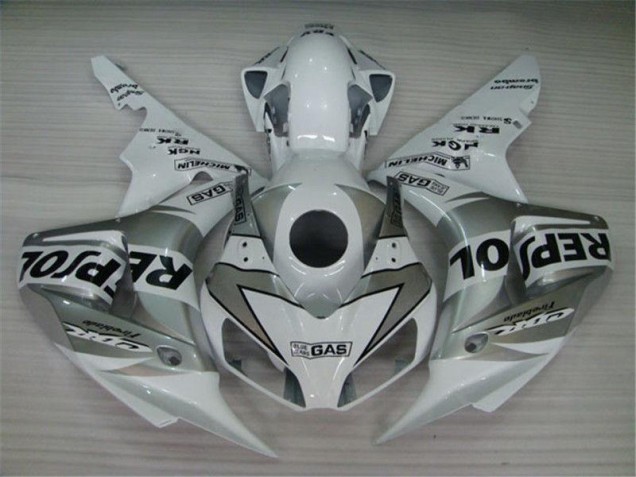 Carénage Moto CBR 1000 RR 04-05 - Blanc Argent Noir Repsol Carénage Moto CBR 1000 RR 04-05 - Blanc Argent Noir Repsol