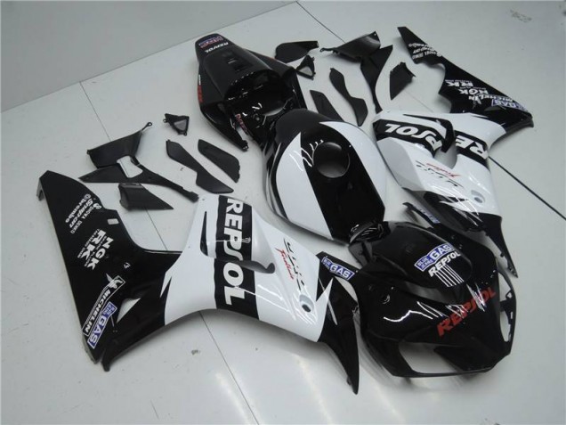 Carénage Moto CBR 1000 RR 04-05 - Blanc Repsol Noir Carénage Moto CBR 1000 RR 04-05 - Blanc Repsol Noir