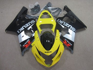 Carénage Moto GSXR 750 K4 04-05 - Jaune Noir Argent