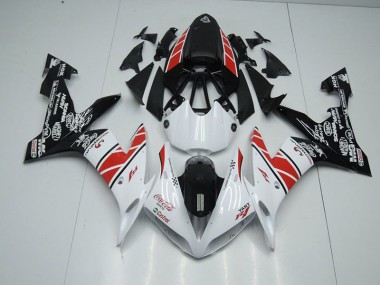 Carénage Moto R1 04-06 - Blanc Noir Décalque