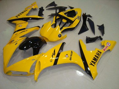 Carénage Moto R1 04-06 - Jaune Noir