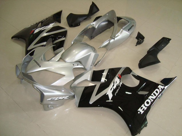 Carrosserie Moto CBR 600 F4i 04-07 - Noir Argent Carrosserie Moto CBR 600 F4i 04-07 - Noir Argent