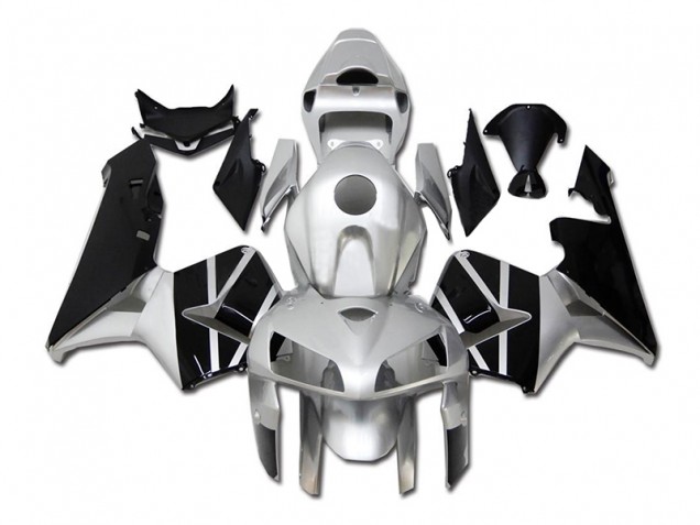 Carénage Moto CBR 600 RR 05-06 - Argent Noir Carénage Moto CBR 600 RR 05-06 - Argent Noir