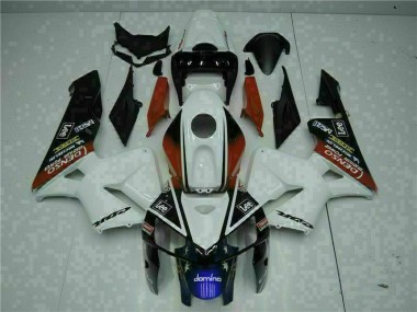 Carénage Moto CBR 600 RR 05-06 - Blanc Rouge Noir Lee