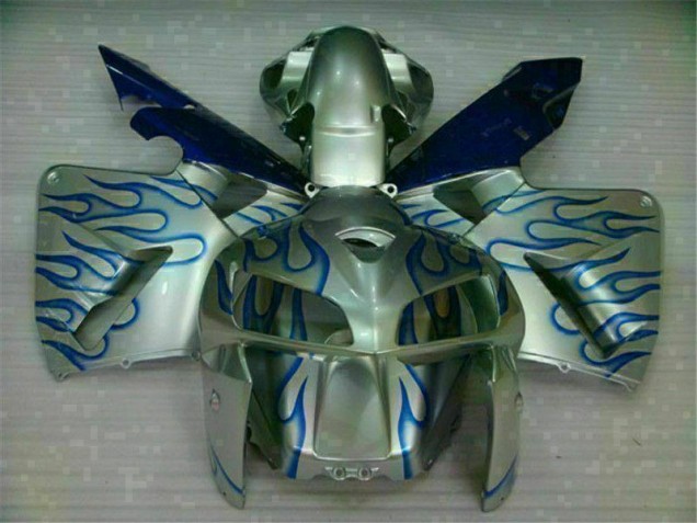 Carénage Moto CBR 600 RR 05-06 - Blanc Bleu Flamme Carénage Moto CBR 600 RR 05-06 - Blanc Bleu Flamme