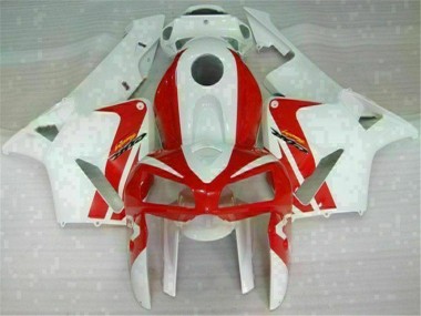 Carénage Moto CBR 600 RR 05-06 - Rouge Blanc