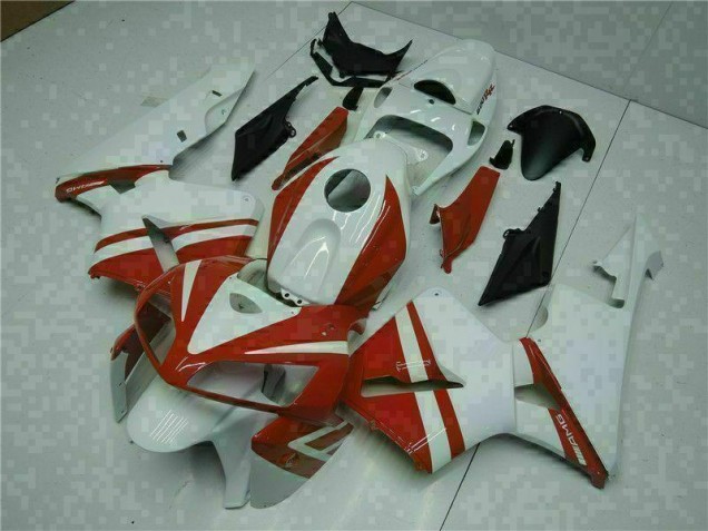 Carénages Moto CBR 600 RR 05-06 - Blanc Rouge Carénages Moto CBR 600 RR 05-06 - Blanc Rouge