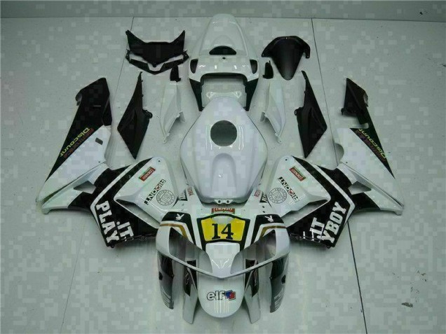 Carénage Moto CBR 600 RR 05-06 - Blanc Playboy 14 Carénage Moto CBR 600 RR 05-06 - Blanc Playboy 14
