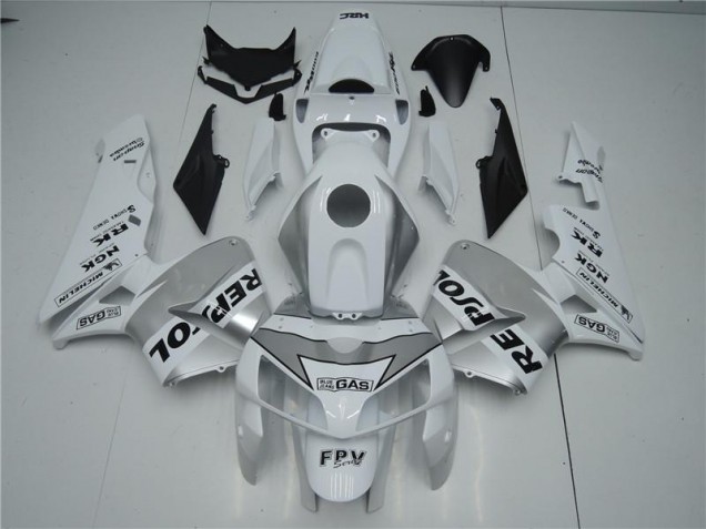Carénage Moto CBR 600 RR 05-06 - Blanc Argent Noir Repsol Carénage Moto CBR 600 RR 05-06 - Blanc Argent Noir Repsol