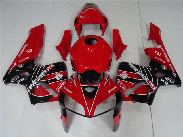 Kit Carénages Motos & Plastique CBR 600 RR 05-06 - Rouge Noir Kit Carénages Motos & Plastique CBR 600 RR 05-06 - Rouge Noir