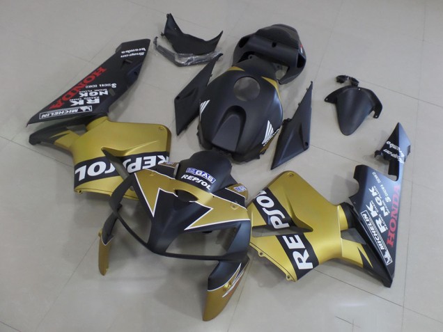 Carénage Moto CBR 600 RR 05-06 - Noir Or Repsol Carénage Moto CBR 600 RR 05-06 - Noir Or Repsol