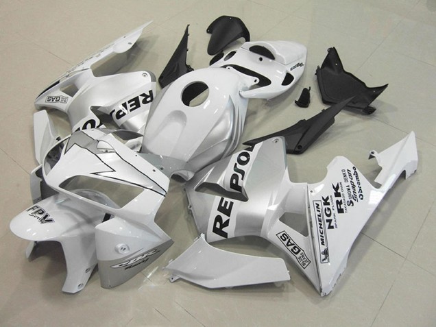 Carénage Moto CBR 600 RR 05-06 - Repsol Blanc Argent Carénage Moto CBR 600 RR 05-06 - Repsol Blanc Argent