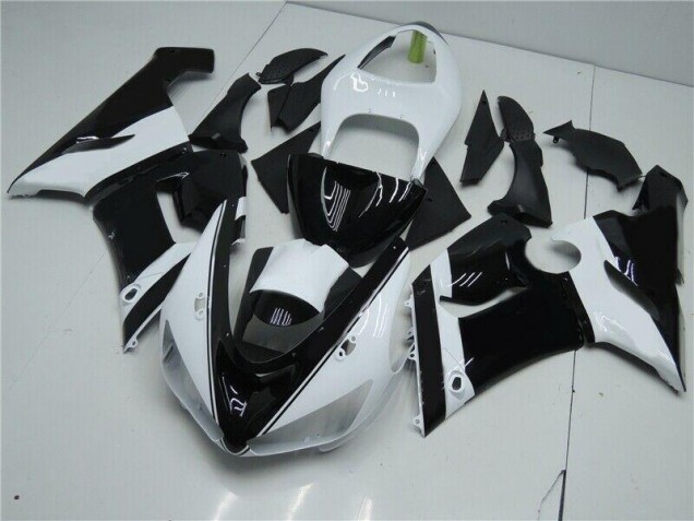 Carénage Moto ZX6R 05-06 - Noir Blanc Carénage Moto ZX6R 05-06 - Noir Blanc