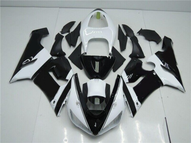 Carénage Moto ZX6R 05-06 - Noir Blanc Carénage Moto ZX6R 05-06 - Noir Blanc