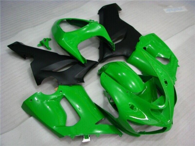 Carénage Moto ZX6R 05-06 - Vert Noir Mat Carénage Moto ZX6R 05-06 - Vert Noir Mat