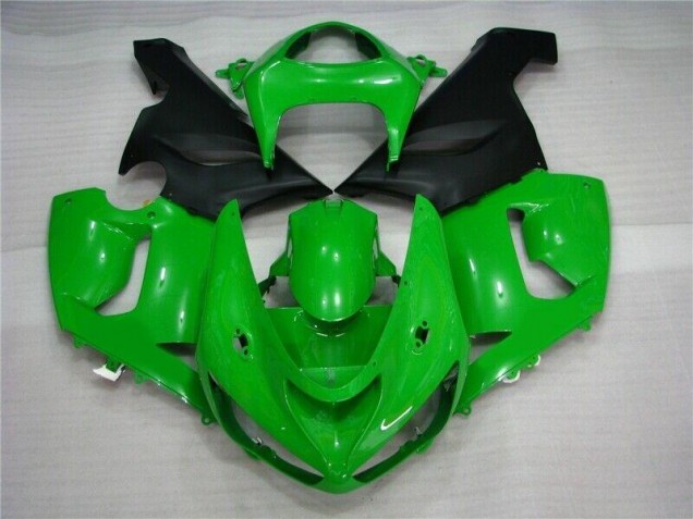 Carénage Moto ZX6R 05-06 - Vert Noir Mat Carénage Moto ZX6R 05-06 - Vert Noir Mat