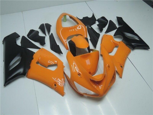 Carénage Moto ZX6R 05-06 - Orange Noir Carénage Moto ZX6R 05-06 - Orange Noir