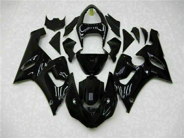 Carénages Moto ZX6R 05-06 - Noir Brillant Carénages Moto ZX6R 05-06 - Noir Brillant
