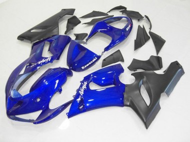 Carénages Moto ZX6R 05-06 - Bleu Noir