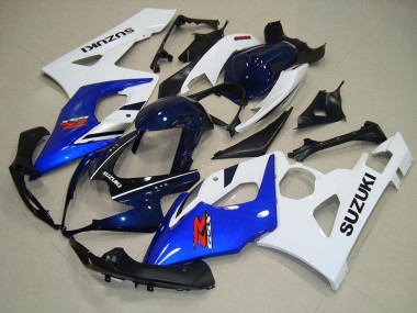 Carénage Moto GSXR 1000 K5 05-06 - Bleu Blanc Noir