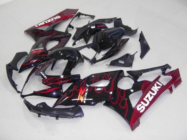 Carénage Moto GSXR 1000 K5 05-06 - Rouge Flamme