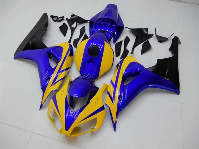 Carénage Moto CBR 1000 RR 06-07 - Jaune Bleu Carénage Moto CBR 1000 RR 06-07 - Jaune Bleu