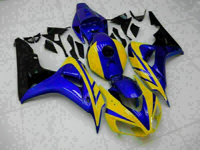 Carénage Moto CBR 1000 RR 06-07 - Bleu Jaune Carénage Moto CBR 1000 RR 06-07 - Bleu Jaune