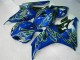 Carénage Moto CBR 1000 RR 06-07 - Jaune Flamme Bleu Carénage Moto CBR 1000 RR 06-07 - Jaune Flamme Bleu