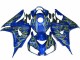 Carénage Moto CBR 1000 RR 06-07 - Jaune Flamme Bleu Carénage Moto CBR 1000 RR 06-07 - Jaune Flamme Bleu