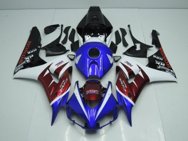 Carénage Moto CBR 1000 RR 06-07 - Burgandy et Bleu