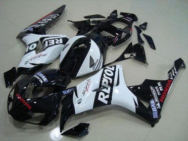 Carénage Moto CBR 1000 RR 06-07 - Noir Blanc Repsol