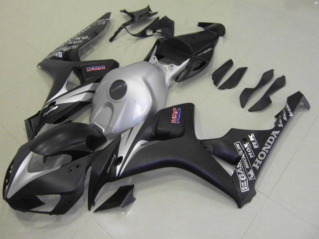 Carénage Moto CBR 1000 RR 06-07 - Noir Mat Argent Carénage Moto CBR 1000 RR 06-07 - Noir Mat Argent