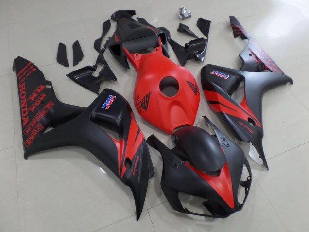 Carénage Moto CBR 1000 RR 06-07 - Rouge et Noir Mat Carénage Moto CBR 1000 RR 06-07 - Rouge et Noir Mat