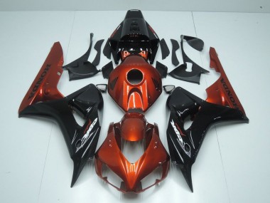 Carénage Moto CBR 1000 RR 06-07 - Orange et Noir