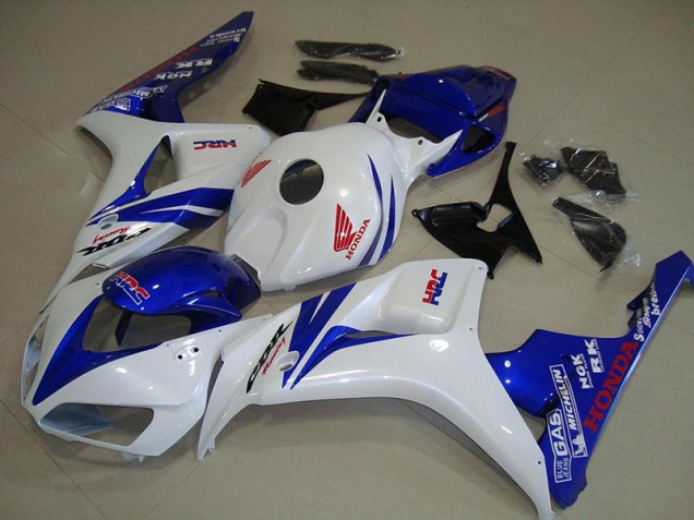 Carénage Moto CBR 1000 RR 06-07 - Blanc et Bleu Carénage Moto CBR 1000 RR 06-07 - Blanc et Bleu