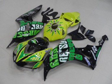 Carénage Moto CBR 1000 RR 06-07 - Jaune Vert Rossi