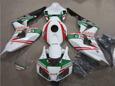 Carénage Moto CBR 1000 RR 06-07 - Blanc Vert Rouge Castrol