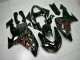 Carénages Moto ZX10R 06-07 - Noir Rouge Flamme Carénages Moto ZX10R 06-07 - Noir Rouge Flamme