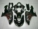 Carénages Moto ZX10R 06-07 - Noir Rouge Flamme Carénages Moto ZX10R 06-07 - Noir Rouge Flamme