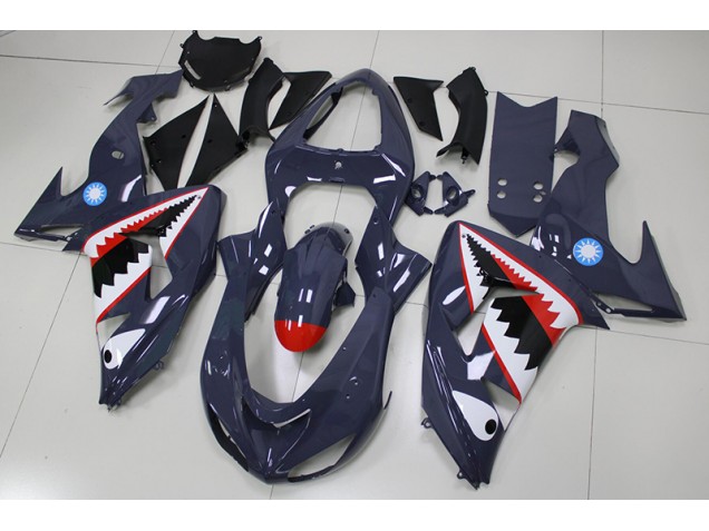 Carénage Moto ZX10R 06-07 - Gris Requin