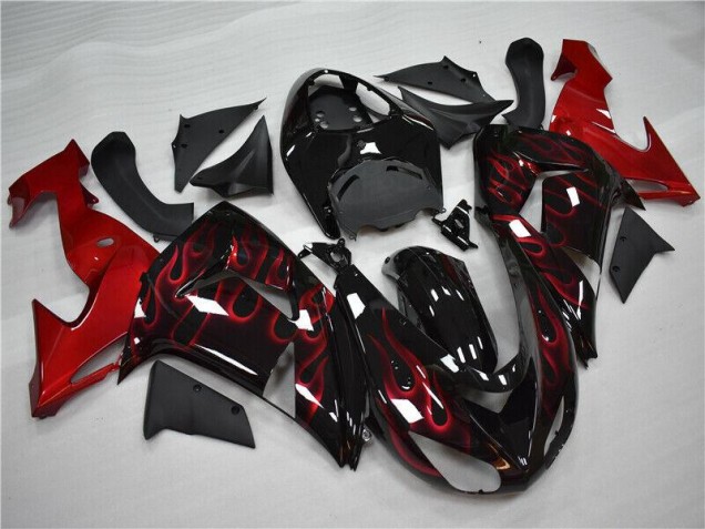 Carénage Moto ZX10R 06-07 - Rouge Flamme Carénage Moto ZX10R 06-07 - Rouge Flamme