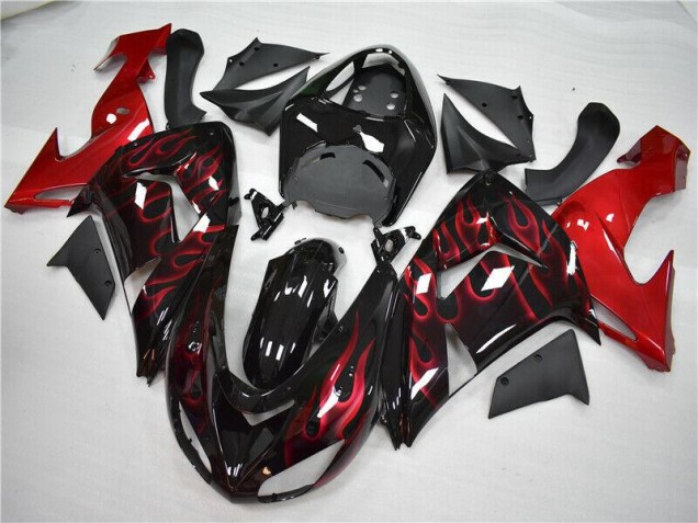 Carénage Moto ZX10R 06-07 - Rouge Flamme Carénage Moto ZX10R 06-07 - Rouge Flamme