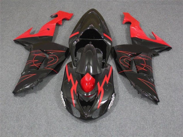 Carénage Moto ZX10R 06-07 - Noir Rouge Carénage Moto ZX10R 06-07 - Noir Rouge