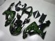 Carénage Moto ZX10R 06-07 - Noir Vert Flamme