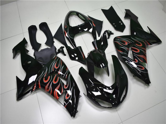 Carénage Moto ZX10R 06-07 - Noir Gris Rouge