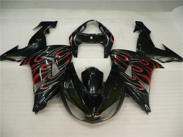 Carénage Moto ZX10R 06-07 - Noir Gris Rouge