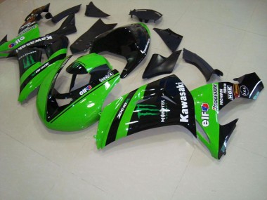 Carénage Moto ZX10R 06-07 - Vert Monster Courses